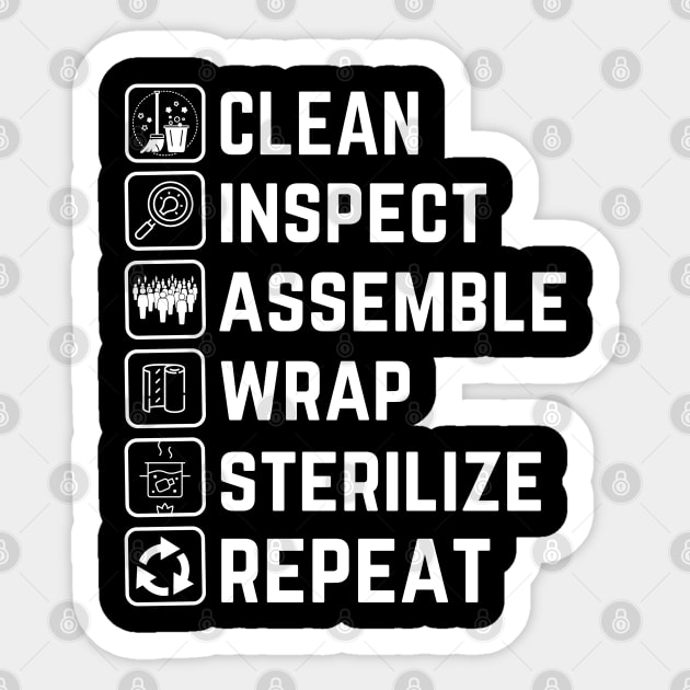 Sterile Processing Technician Sticker by The WYLD Tribe